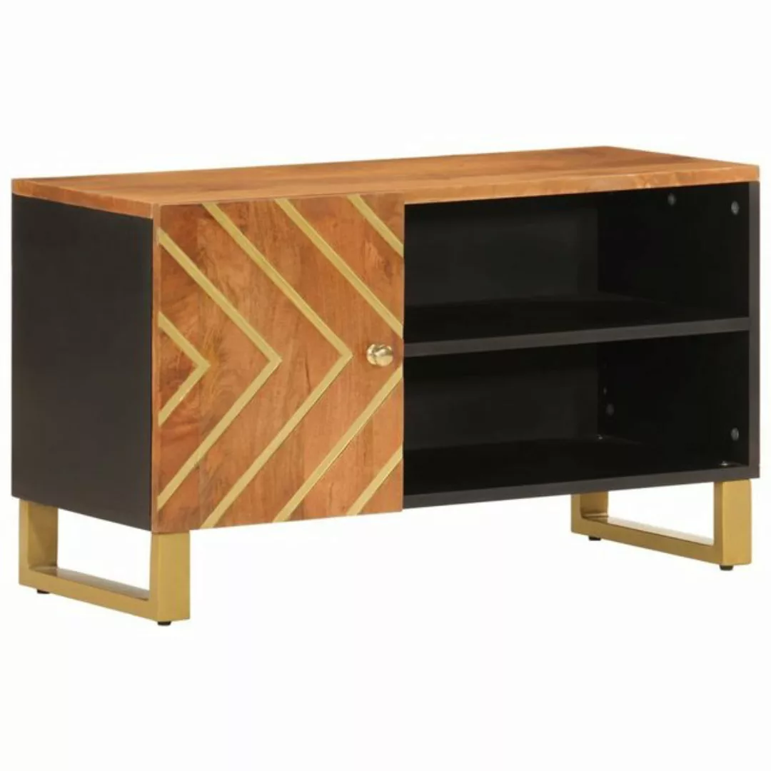 vidaXL TV-Schrank TV Schrank Sideboard Schrank Braun und Schwarz 80x31,5x46 günstig online kaufen