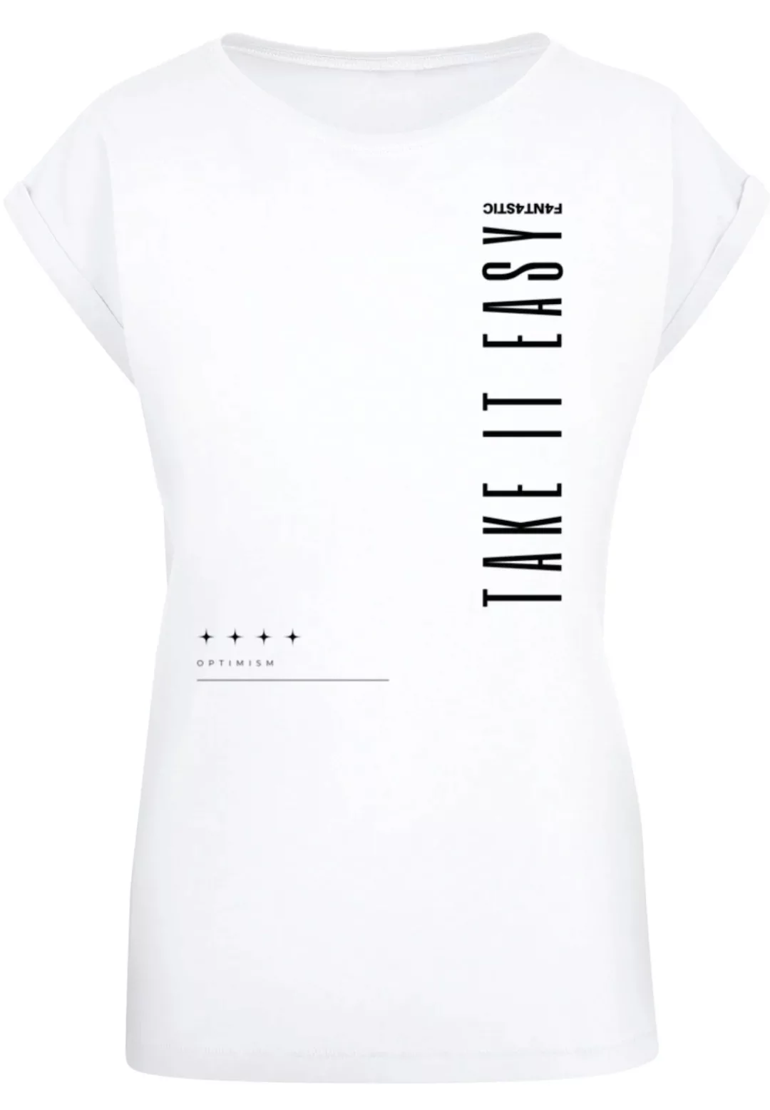 F4NT4STIC T-Shirt "Take It Easy SHORT SLEEVE TEE", Print günstig online kaufen