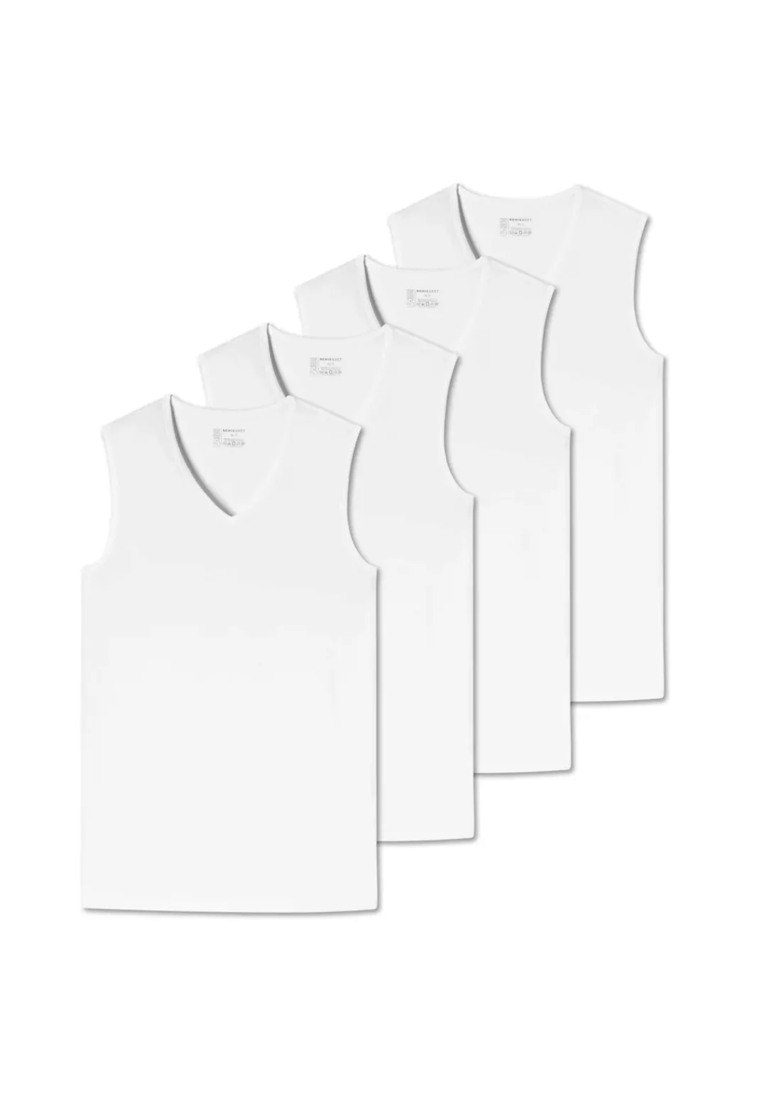 Schiesser Unterhemd "T-Shirt 4er Pack" günstig online kaufen