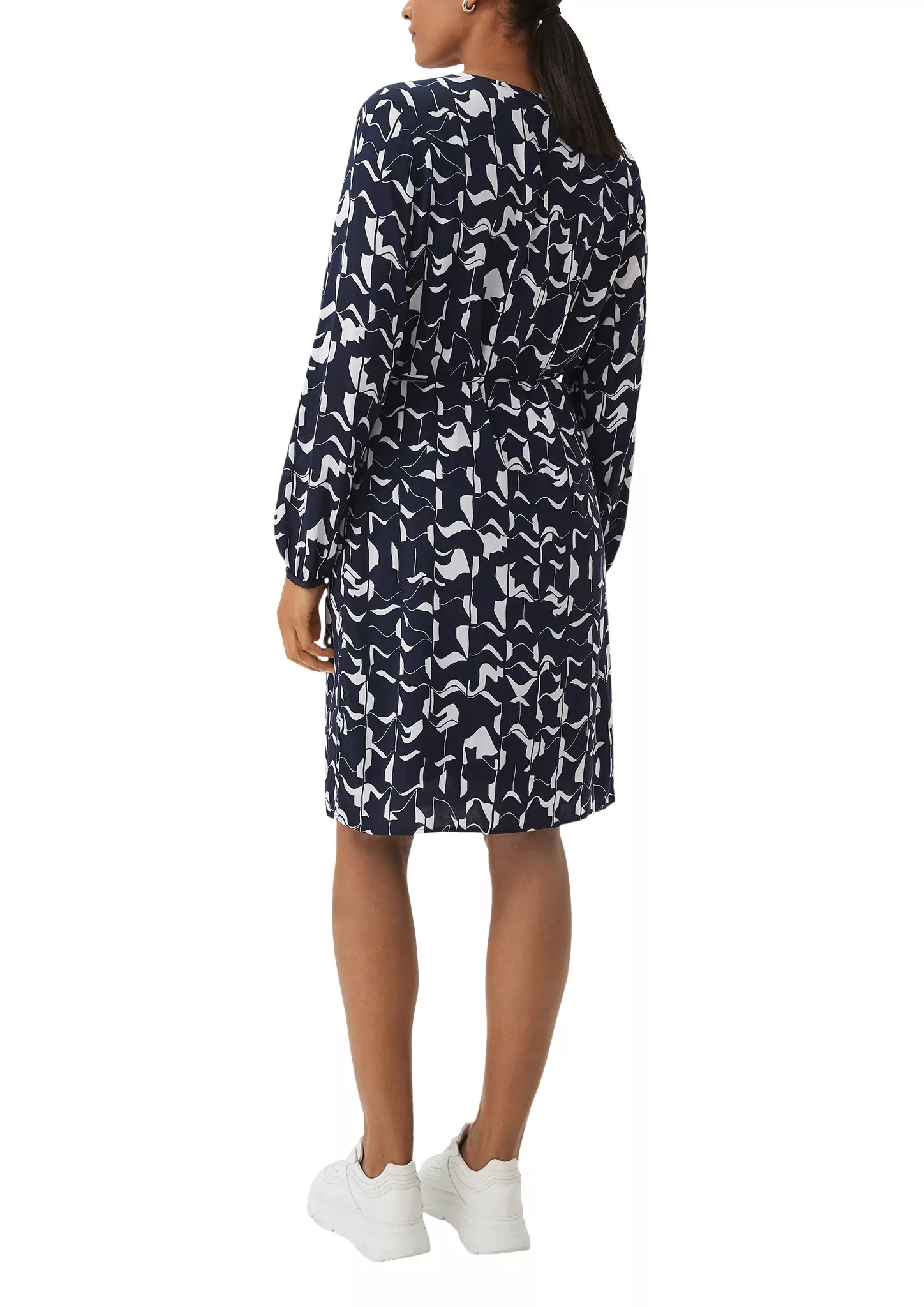 Comma Jerseykleid mit Stretch und Eingrifftaschen günstig online kaufen