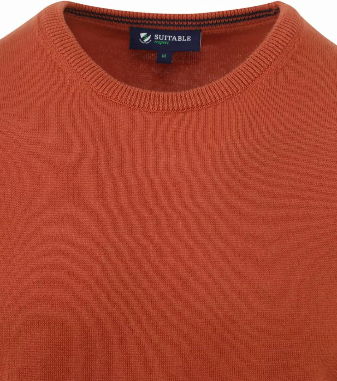 Suitable Respect Oinix Pullover O-Ausschnitt Orange - Größe XXL günstig online kaufen