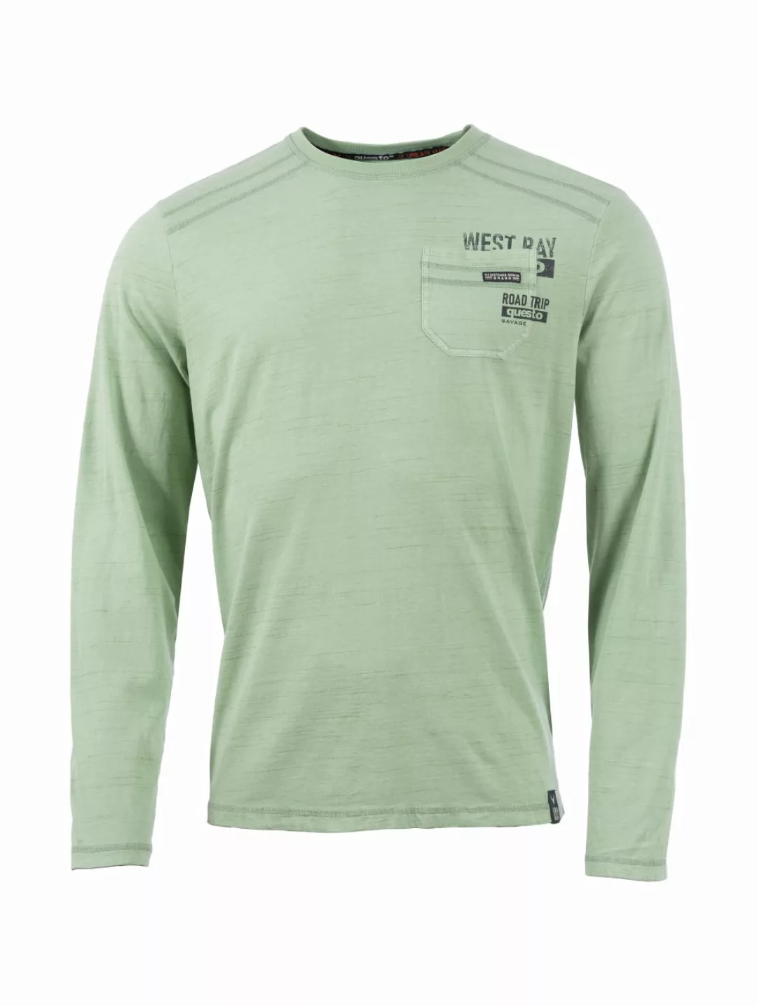 Questo Langarmshirt GarveyQU mineral green günstig online kaufen