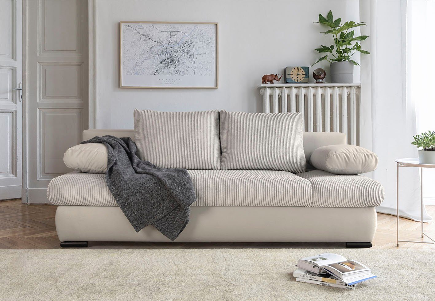 COLLECTION AB Schlafsofa "Chicago mit Bettfunktion, Schlafcouch", inklusive günstig online kaufen