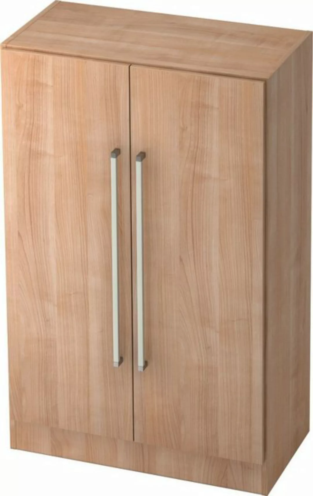 Aktenschrank Schrank Solid 3OH BxTxH 80x42x127cm Griff CE Nussbaum/Nussbaum günstig online kaufen