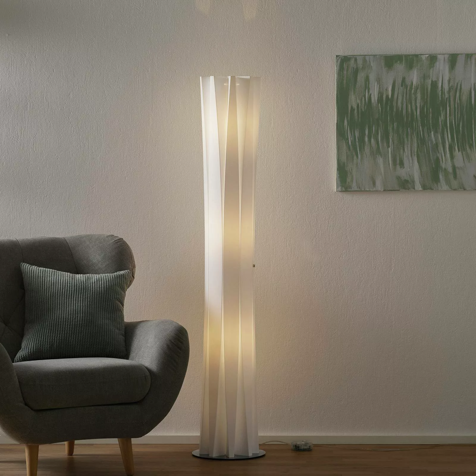 Slamp Bach Stehleuchte, Höhe 161 cm, weiß günstig online kaufen