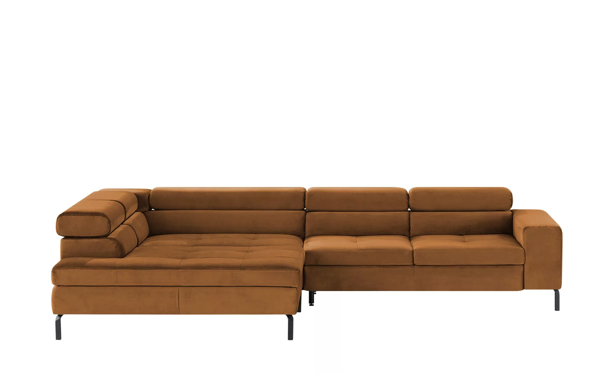 Gallery M Ecksofa  Felicia Due ¦ braun ¦ Maße (cm): B: 309 H: 72 T: 215 Pol günstig online kaufen