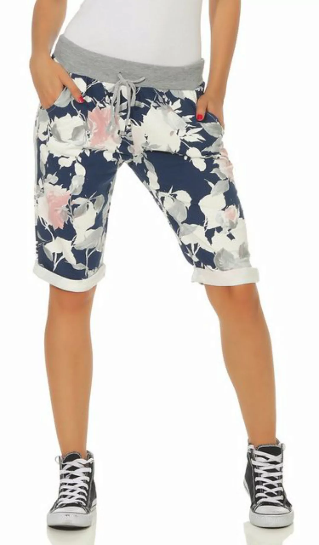 CLEO STYLE Sweatbermudas Bermuda Damen 30 Modell 11 42-46 günstig online kaufen