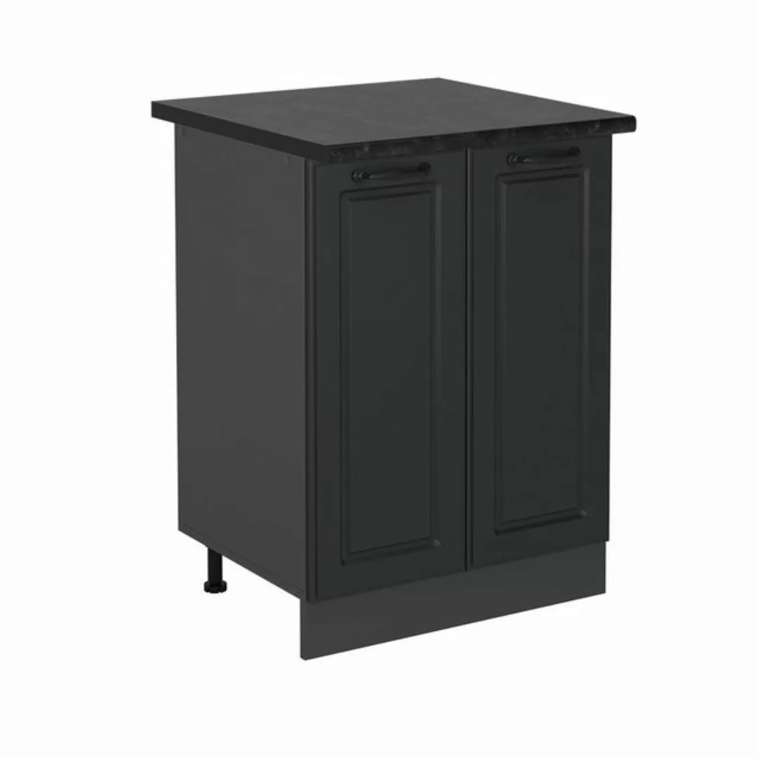 Vicco Unterschrank R-Line, Anthrazit Landhaus/Anthrazit, 60 cm, AP Anthrazi günstig online kaufen