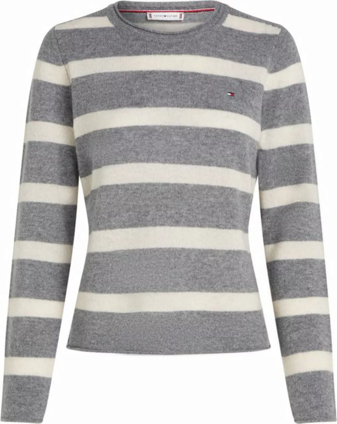 Tommy Hilfiger Strickpullover SOFT WOOL C-NK SWEATER mit Logostickerei, aus günstig online kaufen