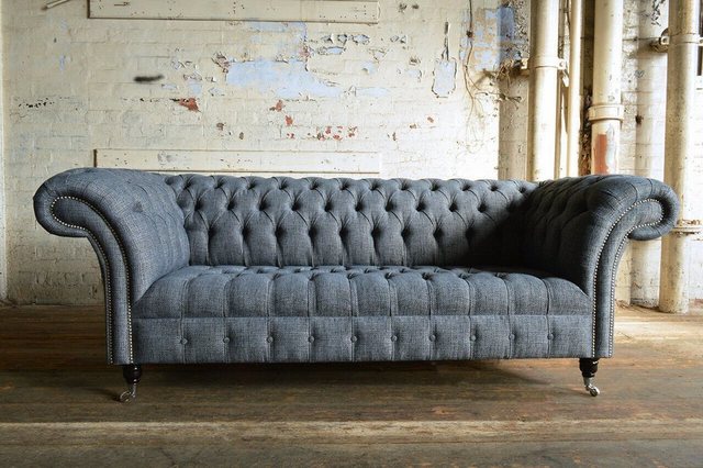 JVmoebel Chesterfield-Sofa Sofa 3 Sitzer Couch Wohnlandschaft Design Modern günstig online kaufen