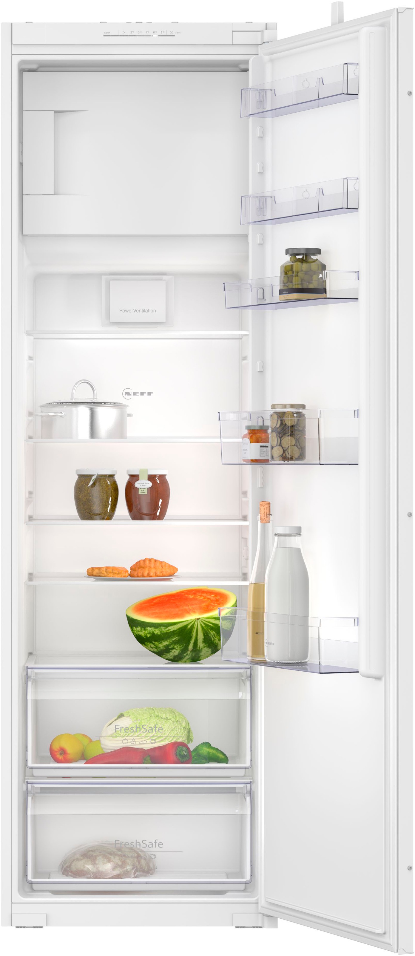 NEFF Einbaukühlschrank »KI2821SE0«, KI2821SE0, 177,2 cm hoch, 54,1 cm breit günstig online kaufen