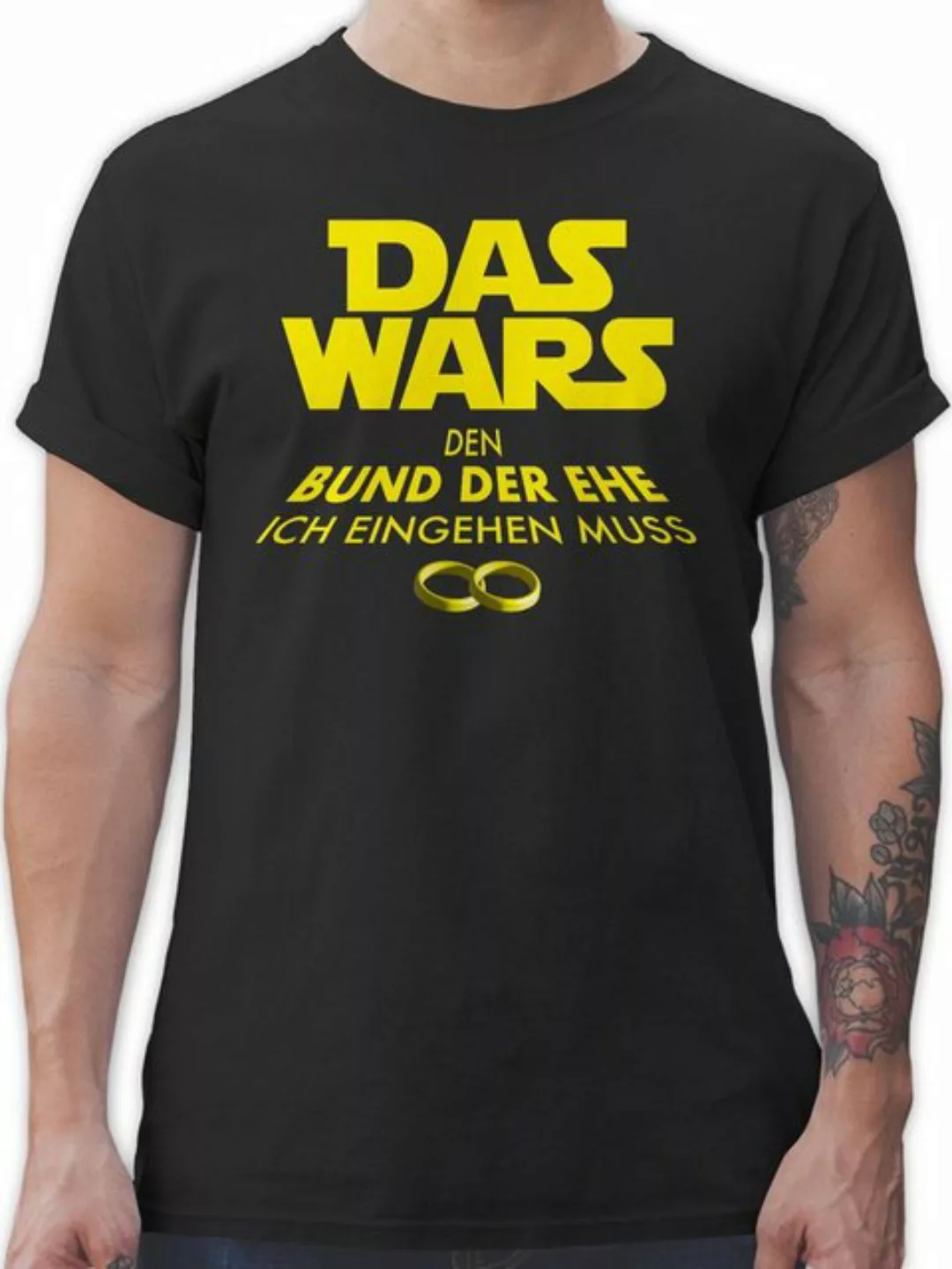 Shirtracer T-Shirt Das Wars JGA JGA Männer günstig online kaufen