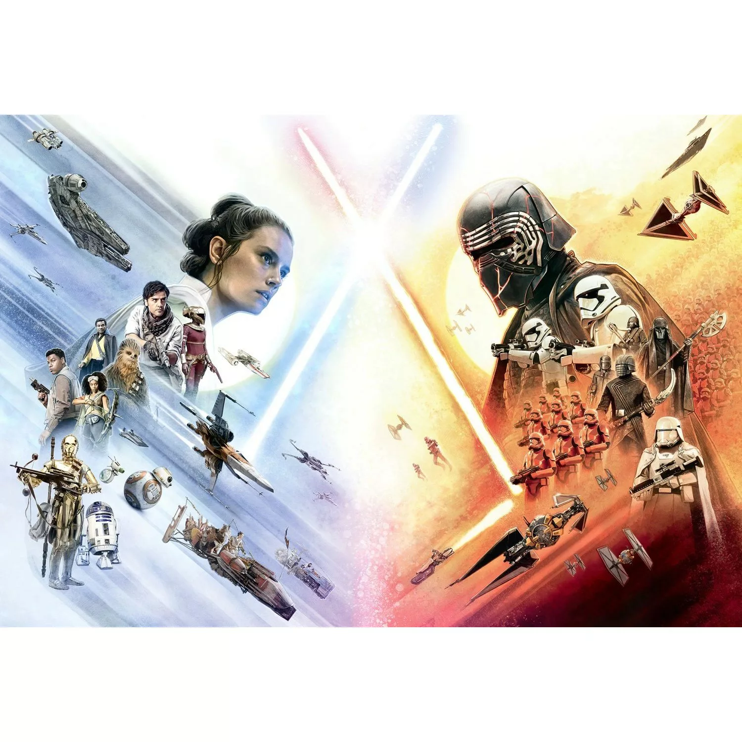 Disney Fototapete Star Wars Ep 9 Multicolor 368 x 254 cm 610963 günstig online kaufen