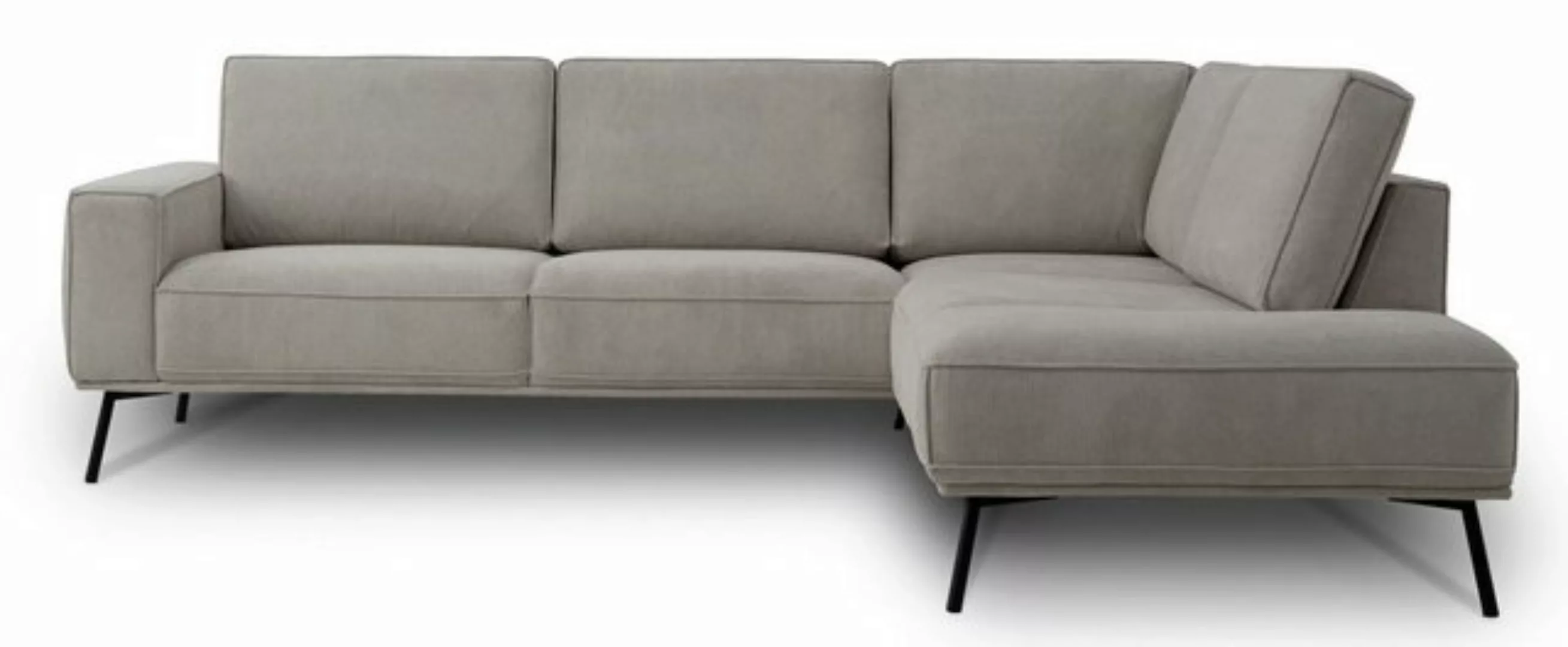 andas Ecksofa "Vosby", Breite 260 cm, Chenille, mit dekorativer Kedernaht günstig online kaufen