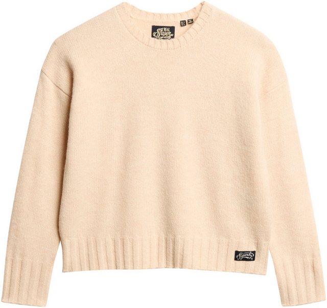 Superdry Strickpullover ESSENTIAL CREW NECK JUMPER günstig online kaufen