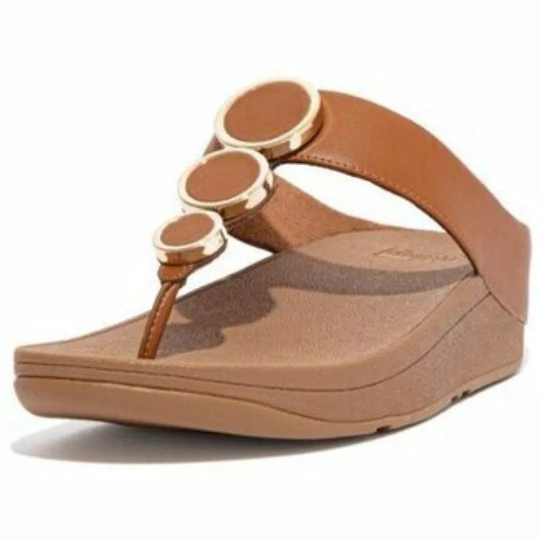 FitFlop  Zehentrenner HALO LEATHER TOE-POST SANDALS LIGHT TAN günstig online kaufen