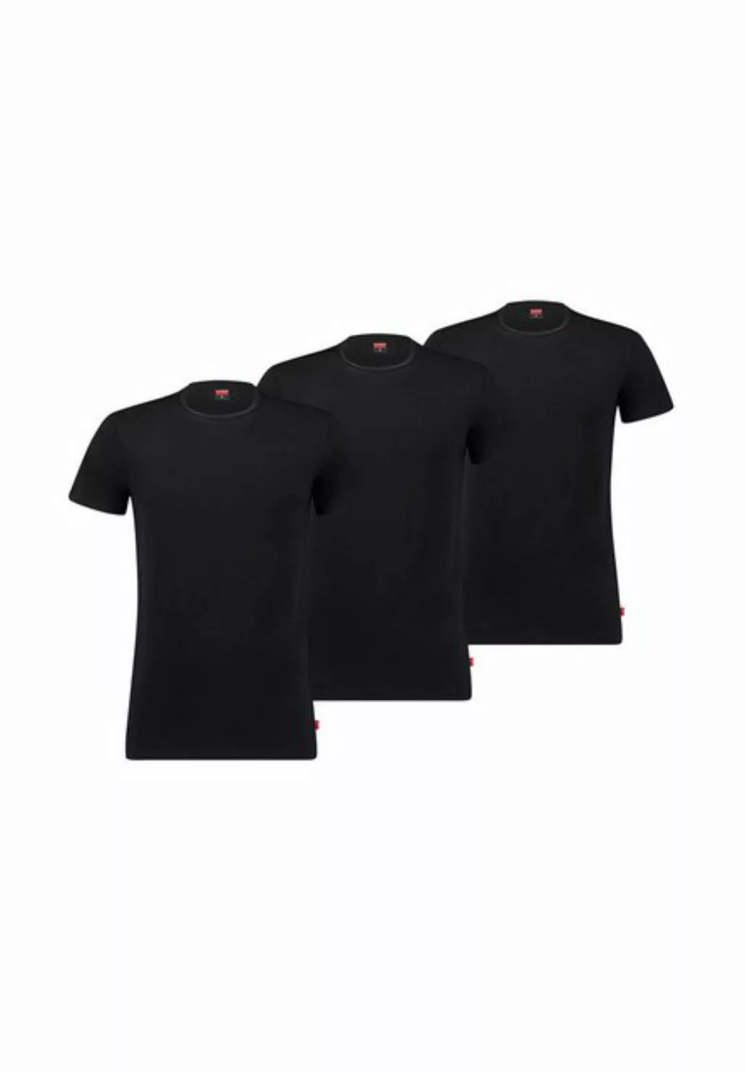 Levi's 3-er Set T-Shirt V-Ausschnitt Weiß günstig online kaufen