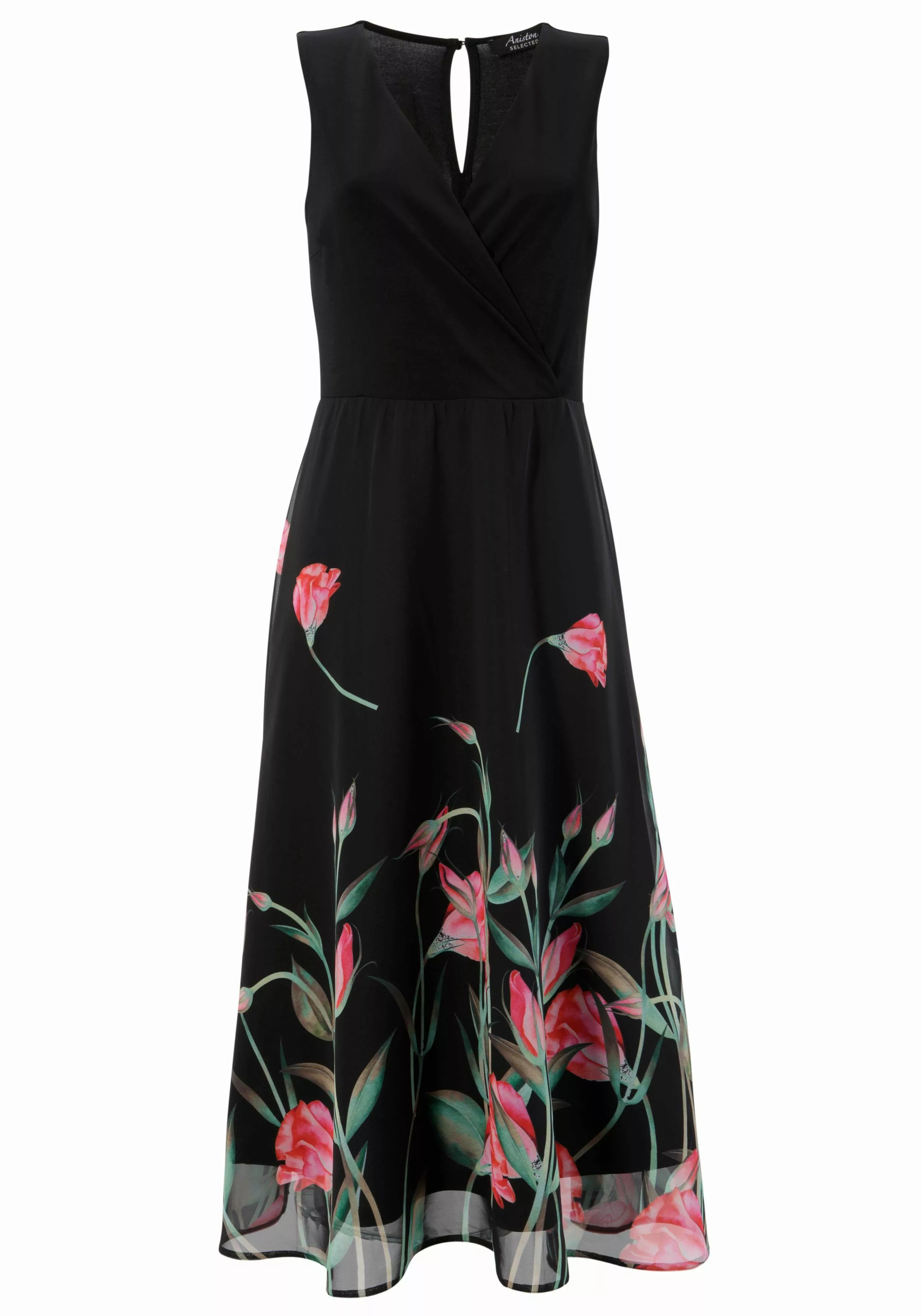 Aniston SELECTED Sommerkleid mit floralem Druck günstig online kaufen