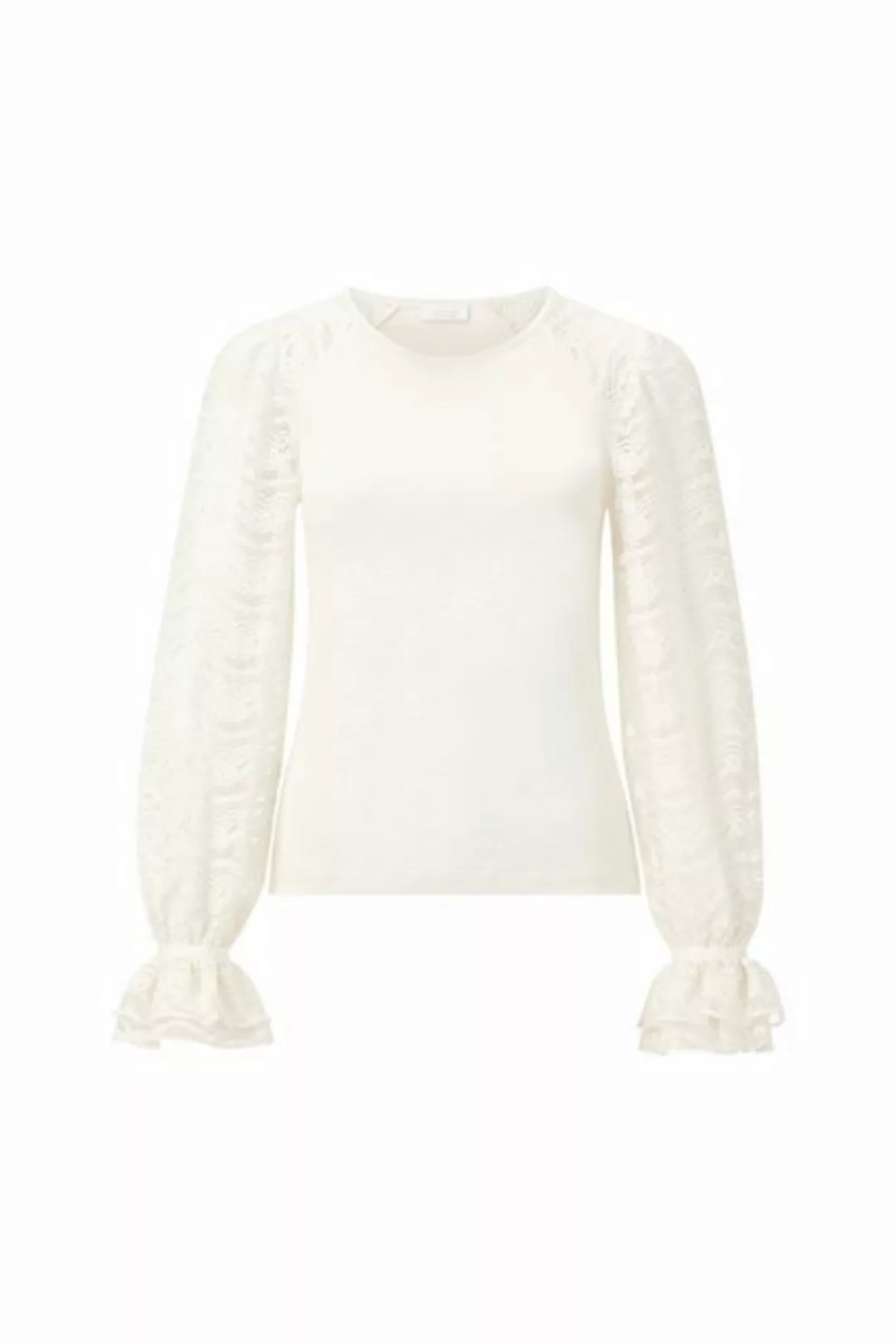 Rich & Royal T-Shirt Lace mat mix layering longsleeve günstig online kaufen