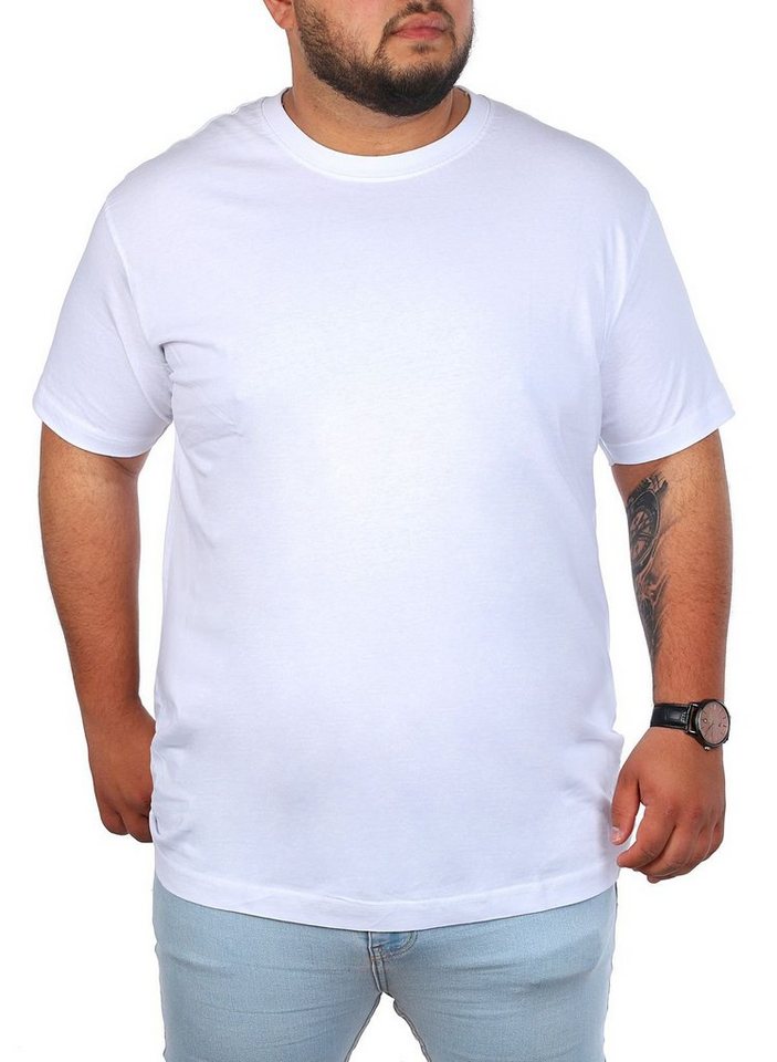 Young & Rich T-Shirt Herren Übergröße Basic big size optimierte moderne Pas günstig online kaufen