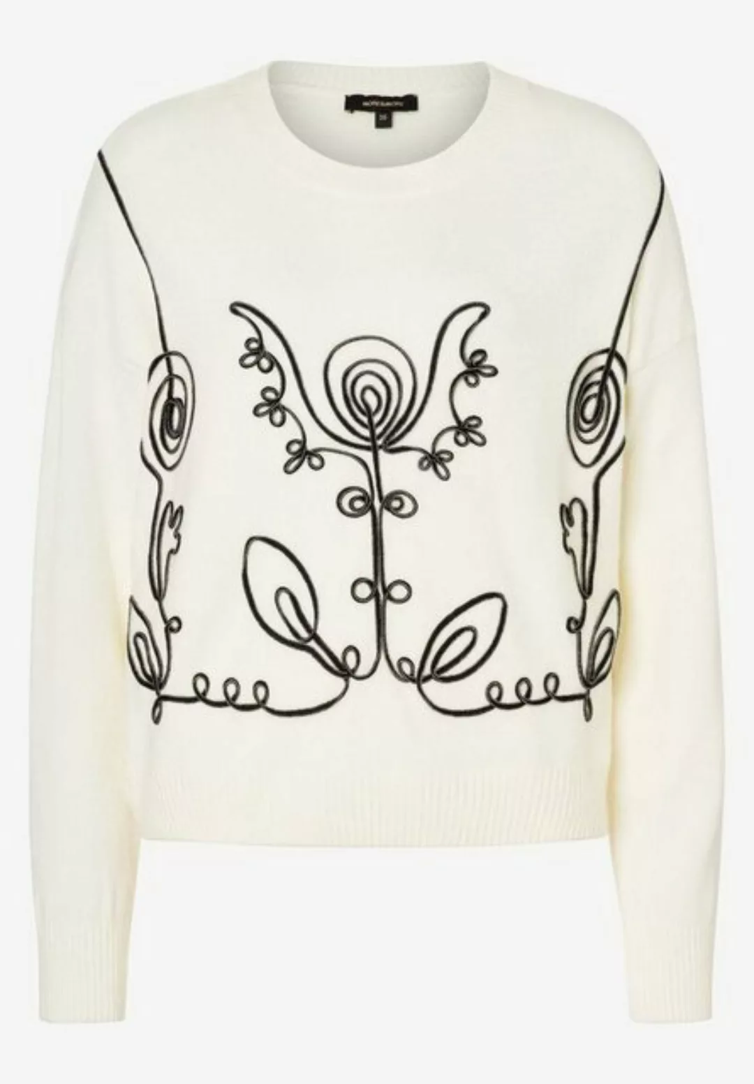 MORE&MORE Strickpullover Embroidered Pullover günstig online kaufen