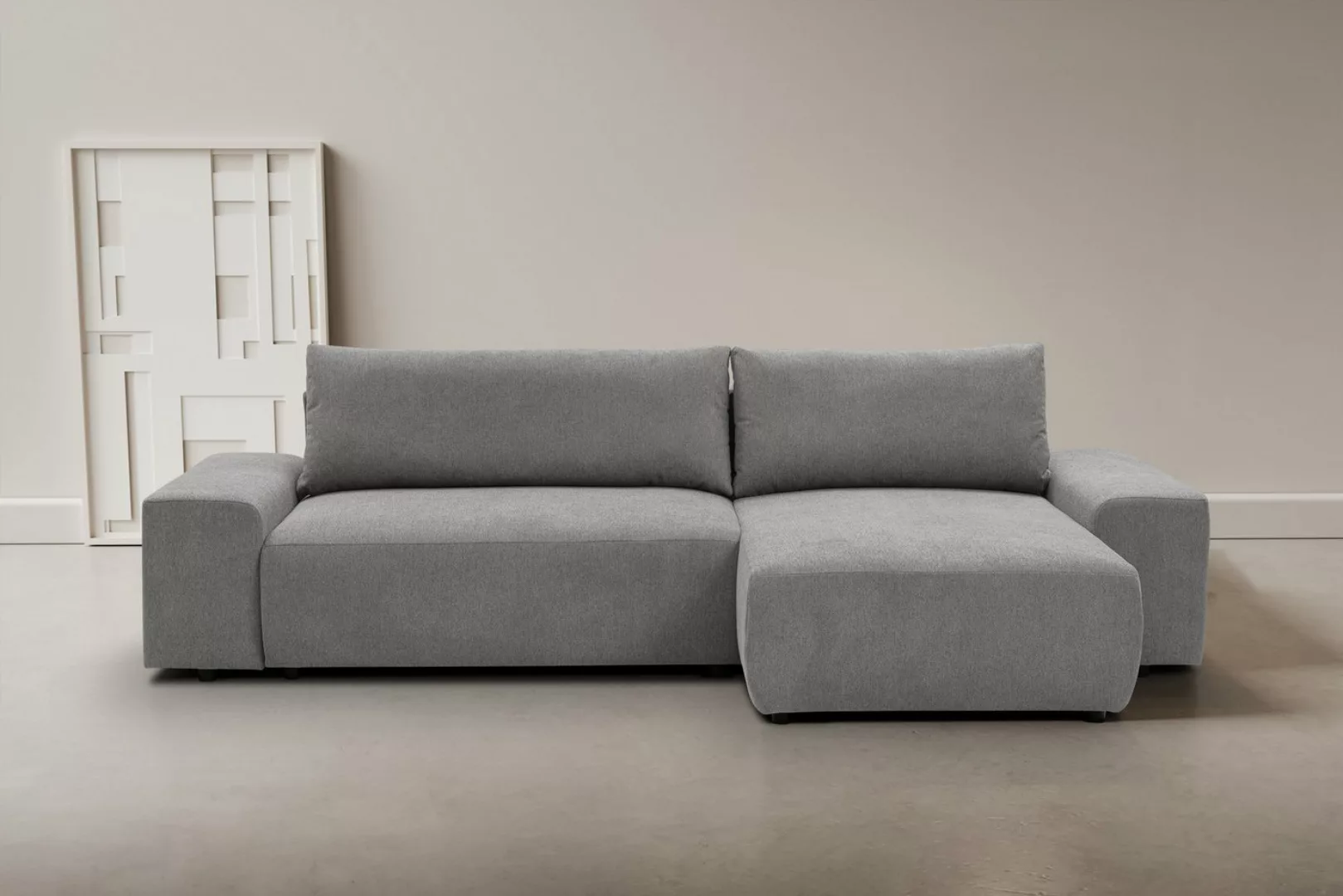 INOSIGN Ecksofa "Amsterdam", Design Ecksofa mit hohem Komfort, Schlaffunkti günstig online kaufen