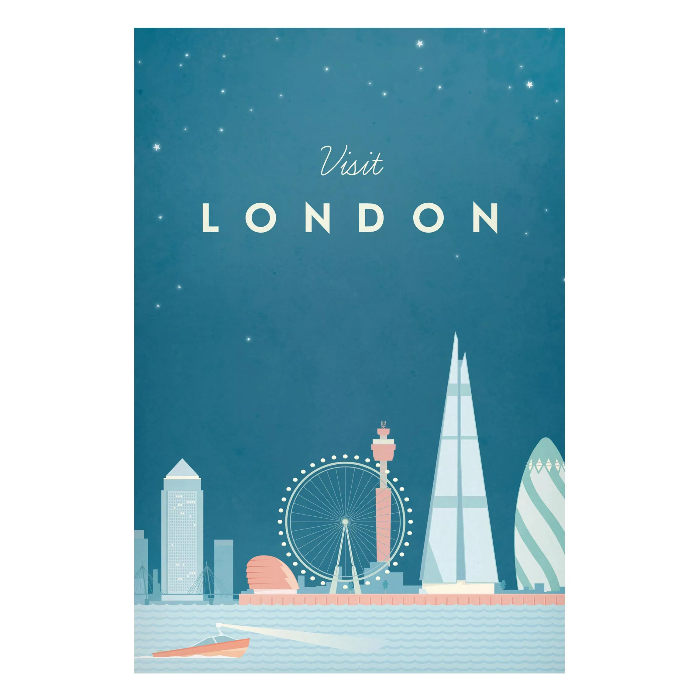 Magnettafel - Hochformat 2:3 Reiseposter - London günstig online kaufen