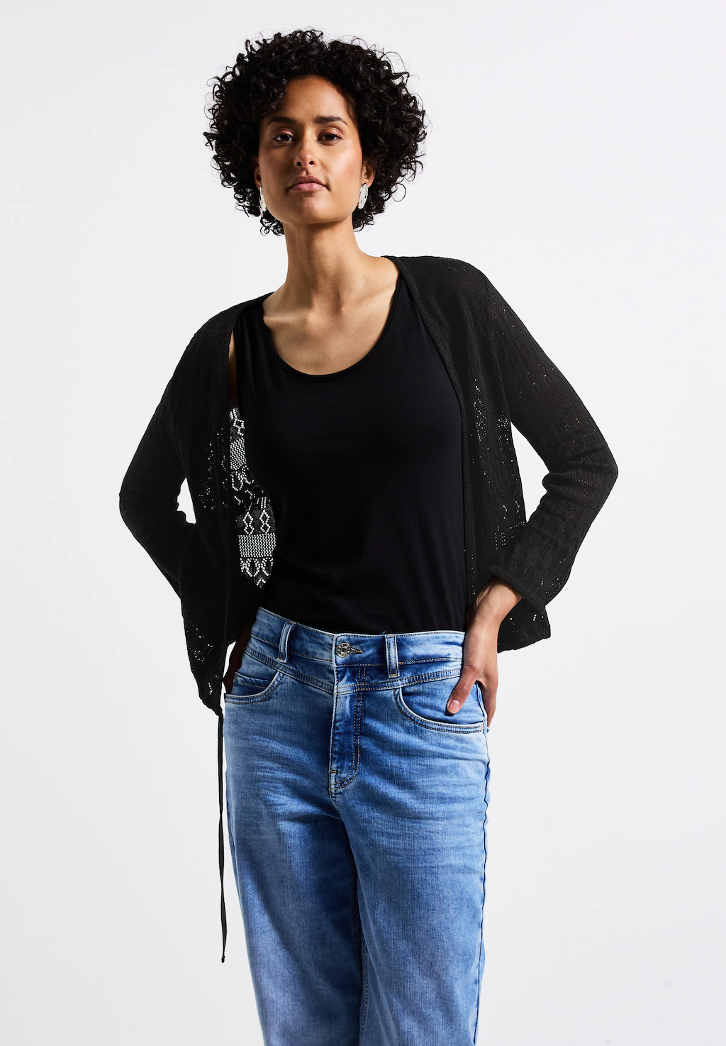 STREET ONE Cardigan, mit 3/4 Ärmeln günstig online kaufen