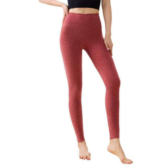 Zoclack Thermohose Thermohose aus dickem Fleece, Hose mit hoher Taille,Legg günstig online kaufen