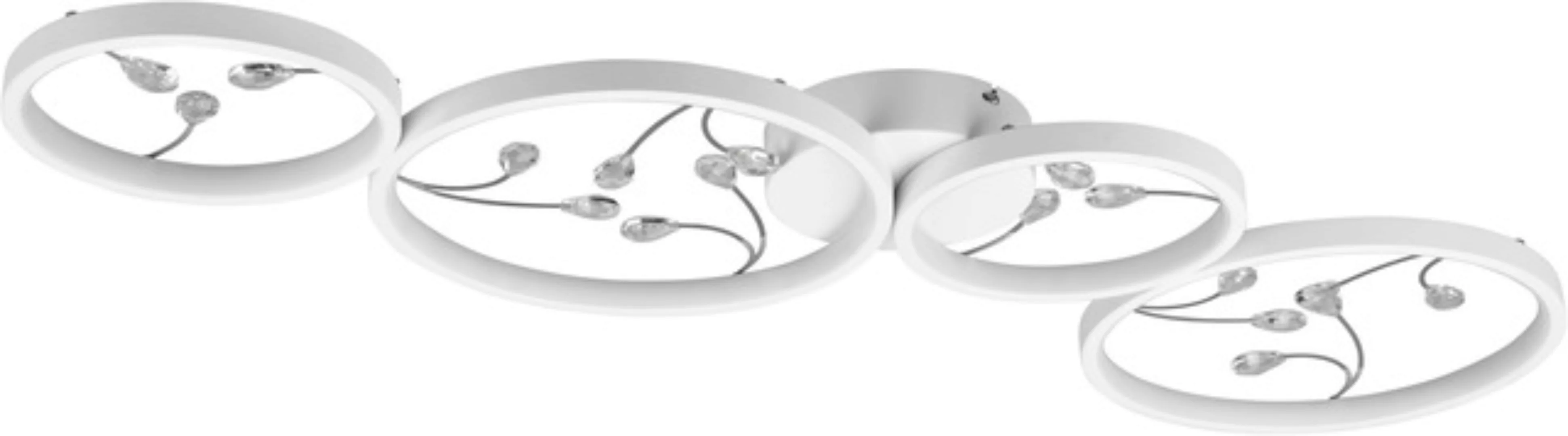 TRIO Leuchten LED Deckenleuchte »Groovy«, 1 flammig-flammig, Deckenlampe 40 günstig online kaufen