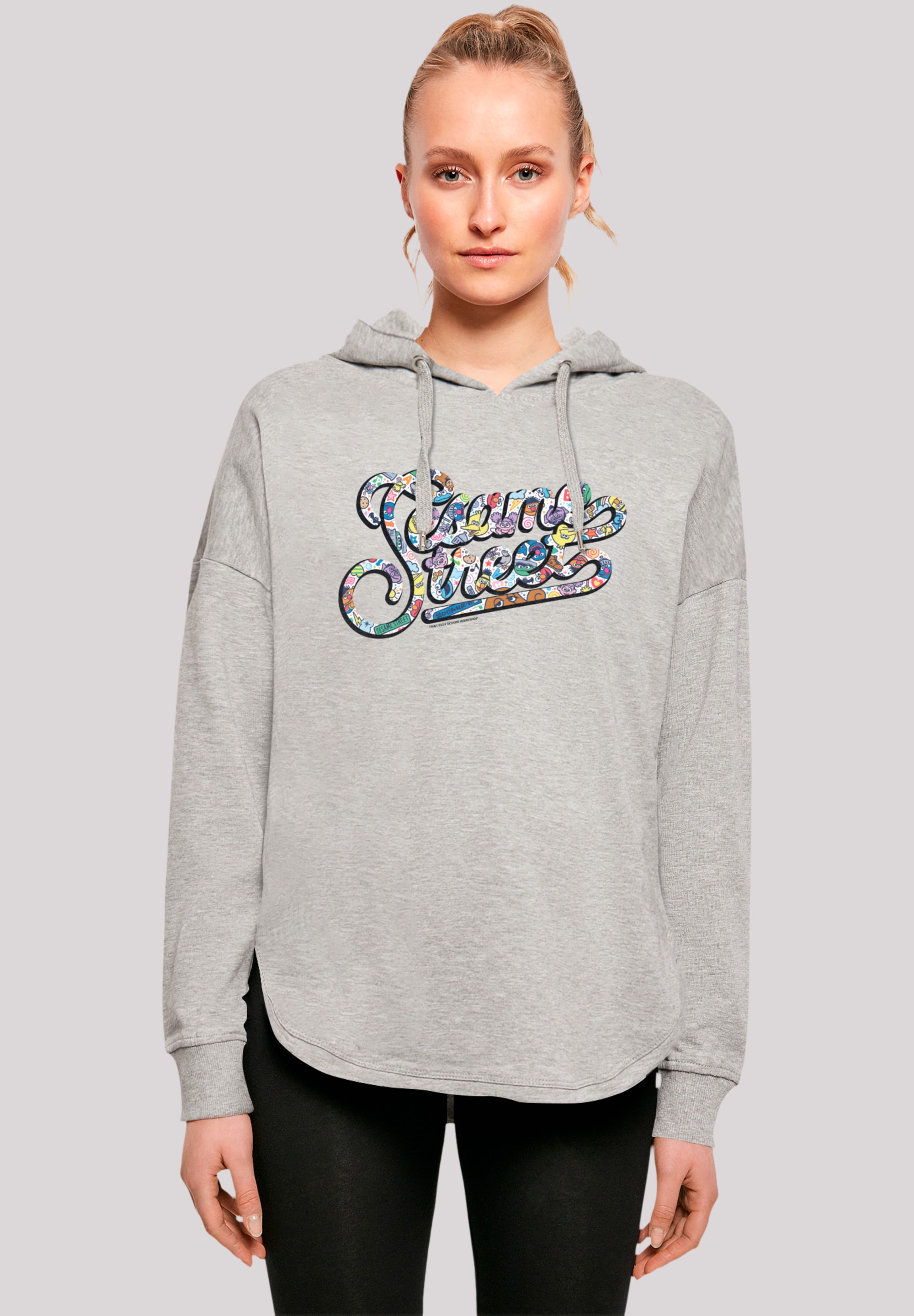 F4NT4STIC Kapuzenpullover "Sesamstraße Coloured lettering", Premium Qualitä günstig online kaufen