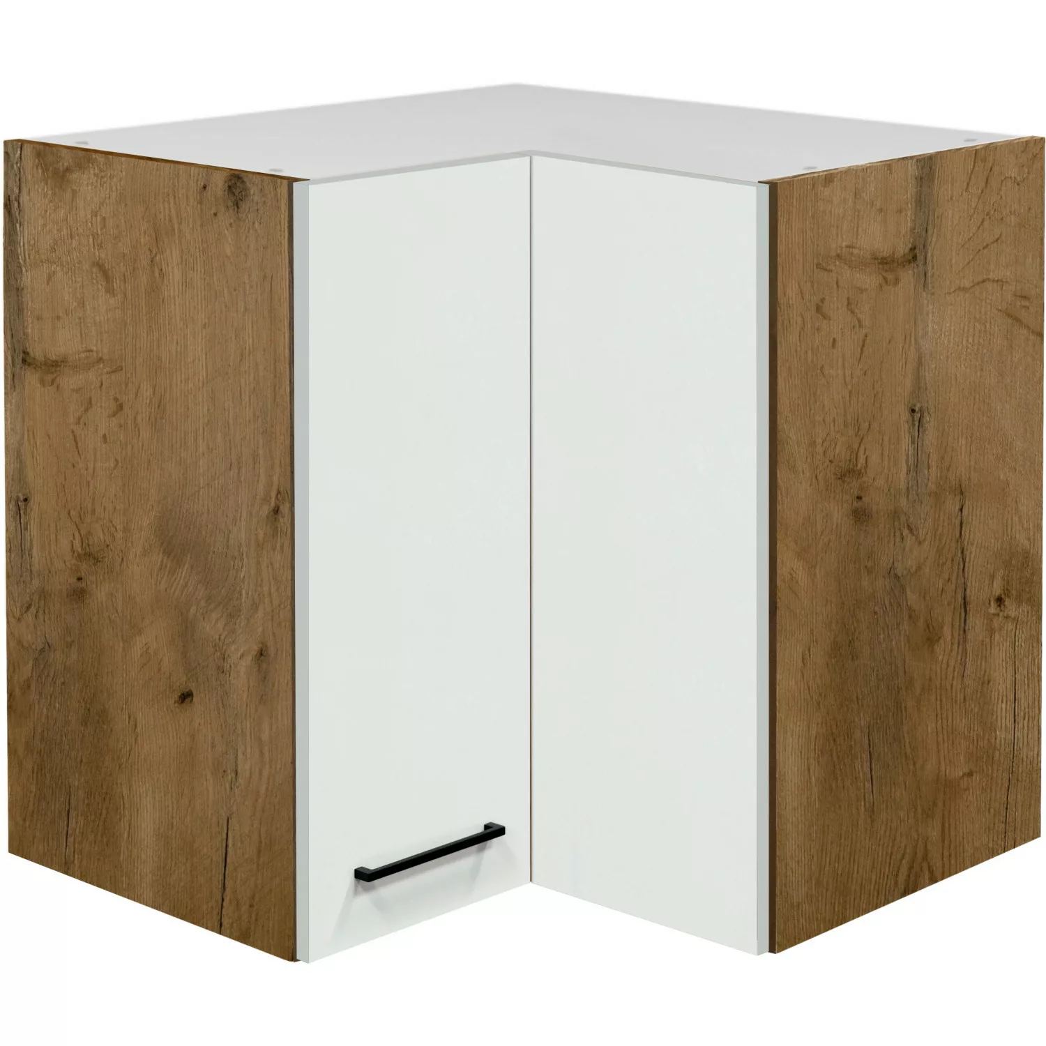 Flex-Well Exclusiv Eck-Oberschrank Vintea 60 x 60 cm Magnolie matt-Lancelot günstig online kaufen