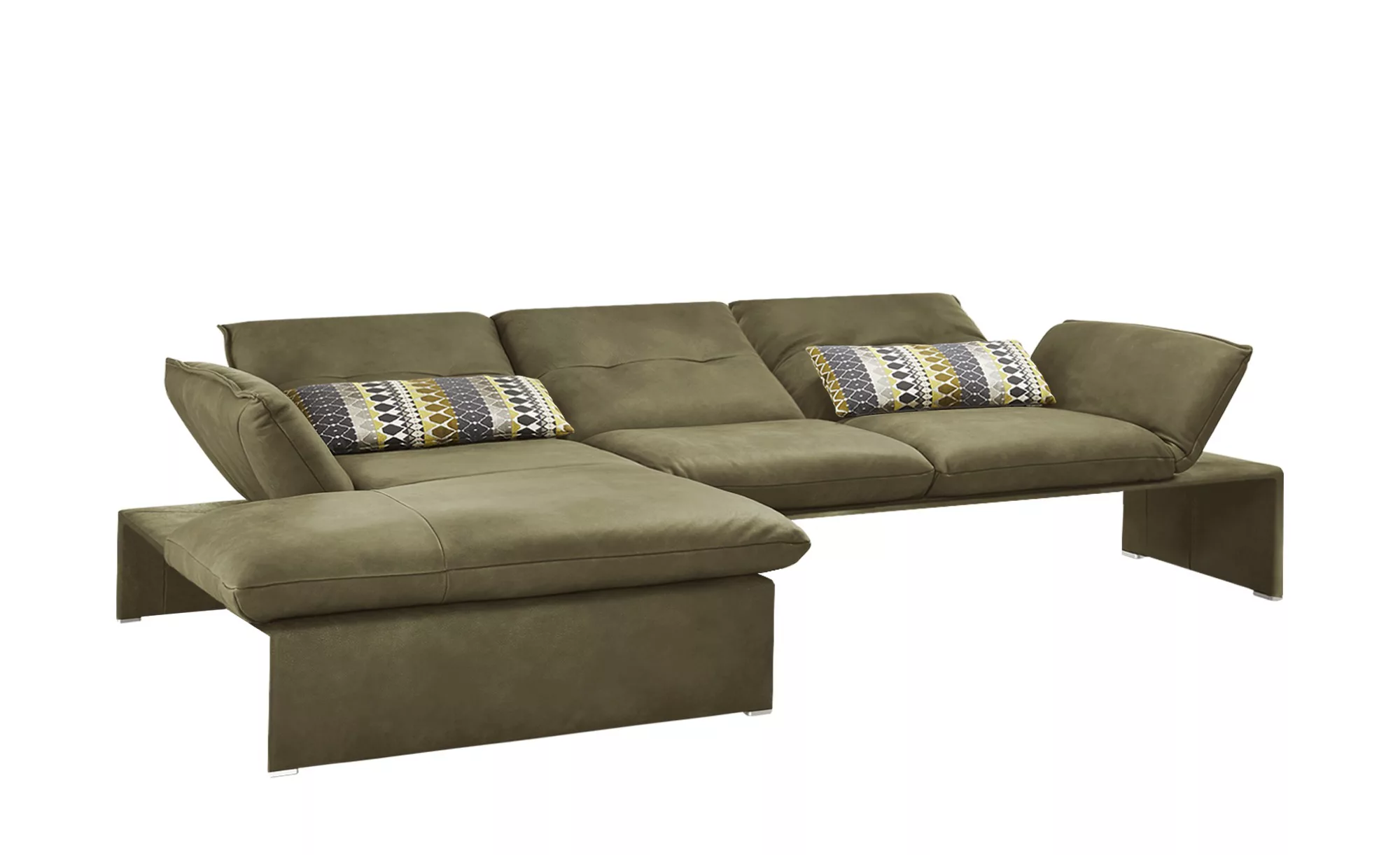 KOINOR Leder-Ecksofa  Humfrey ¦ grün ¦ Maße (cm): B: 314 H: 93 T: 159 Polst günstig online kaufen