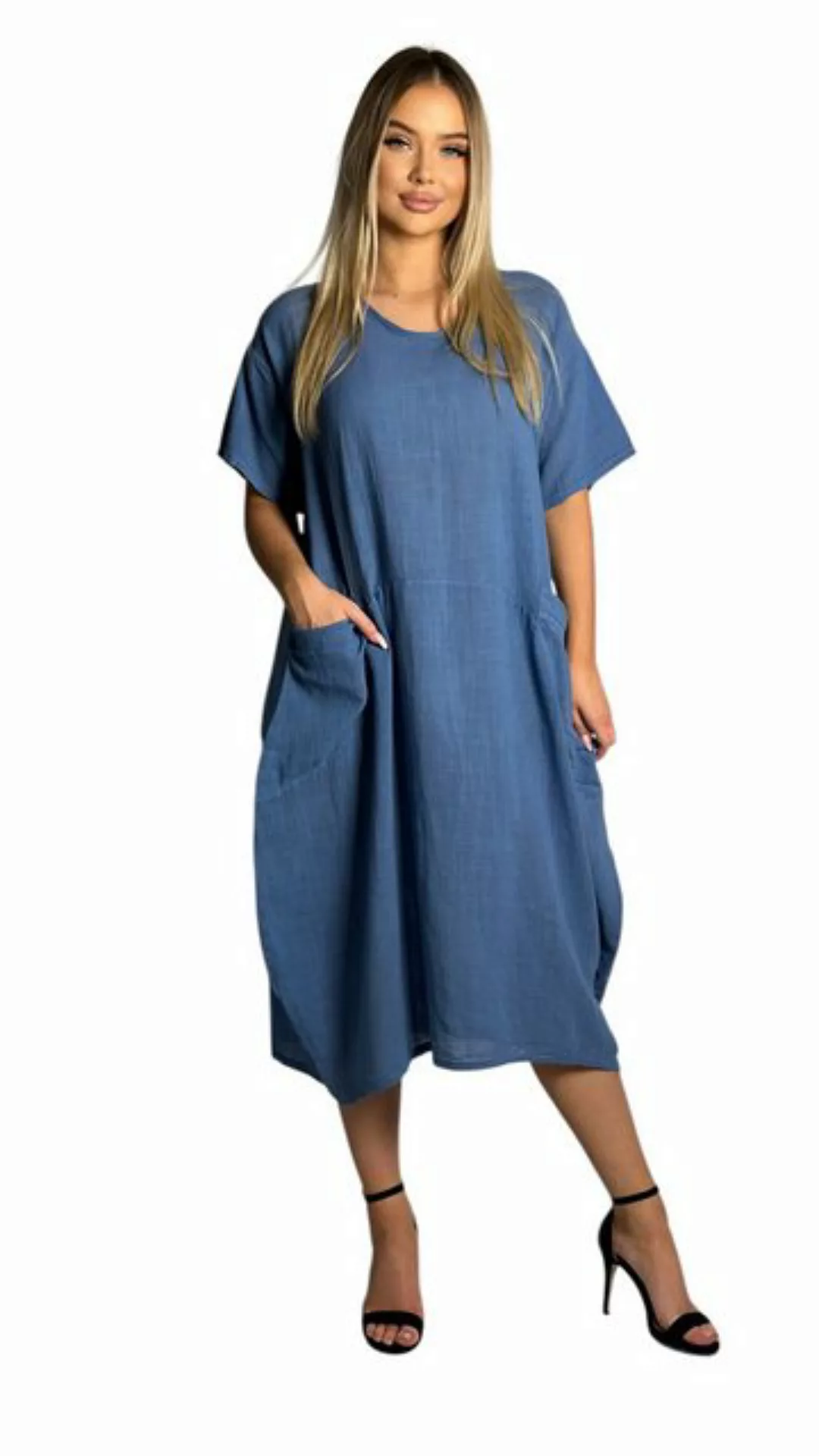 Mississhop Sommerkleid Leicht und Lebendig – 100 % Baumwollkleid M.387 günstig online kaufen