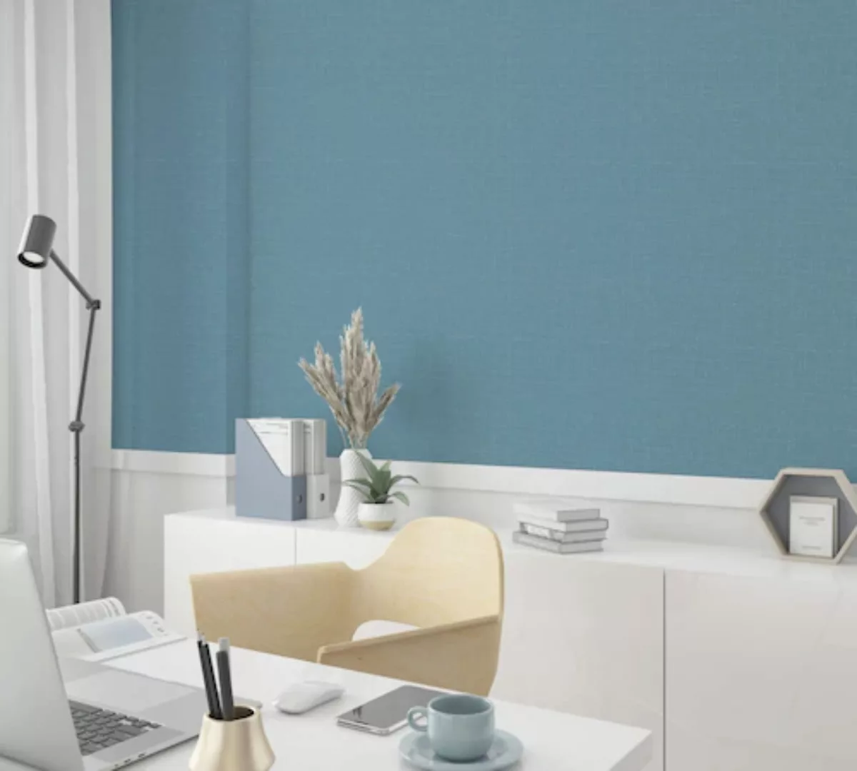 Marburg Vliestapete »Uni Radiance«, uni, moderne Vliestapete für Wohnzimmer günstig online kaufen