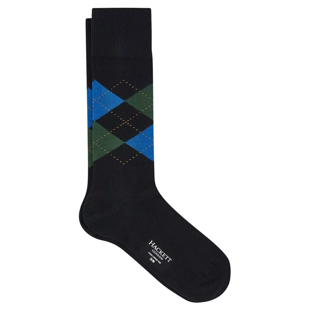 Hackett Argyle Socken M-L Black günstig online kaufen