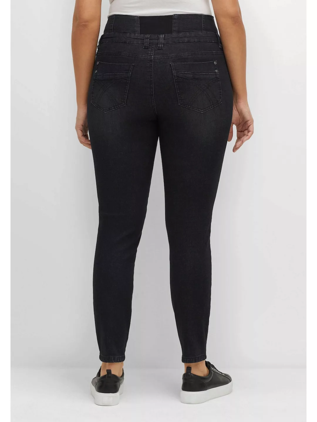 Sheego Stretch-Jeans "Große Größen", mit High-Waist-Bund günstig online kaufen