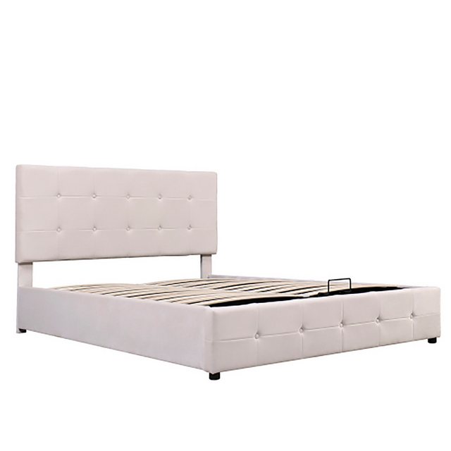 Celya Polsterbett Stauraumbett Doppelbett Bettgestell 140x200cm mit Lattenr günstig online kaufen