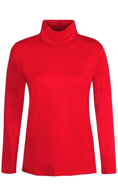 ZE-ZE Nordic Rollkragenshirt Shirt Rollkragen rot günstig online kaufen