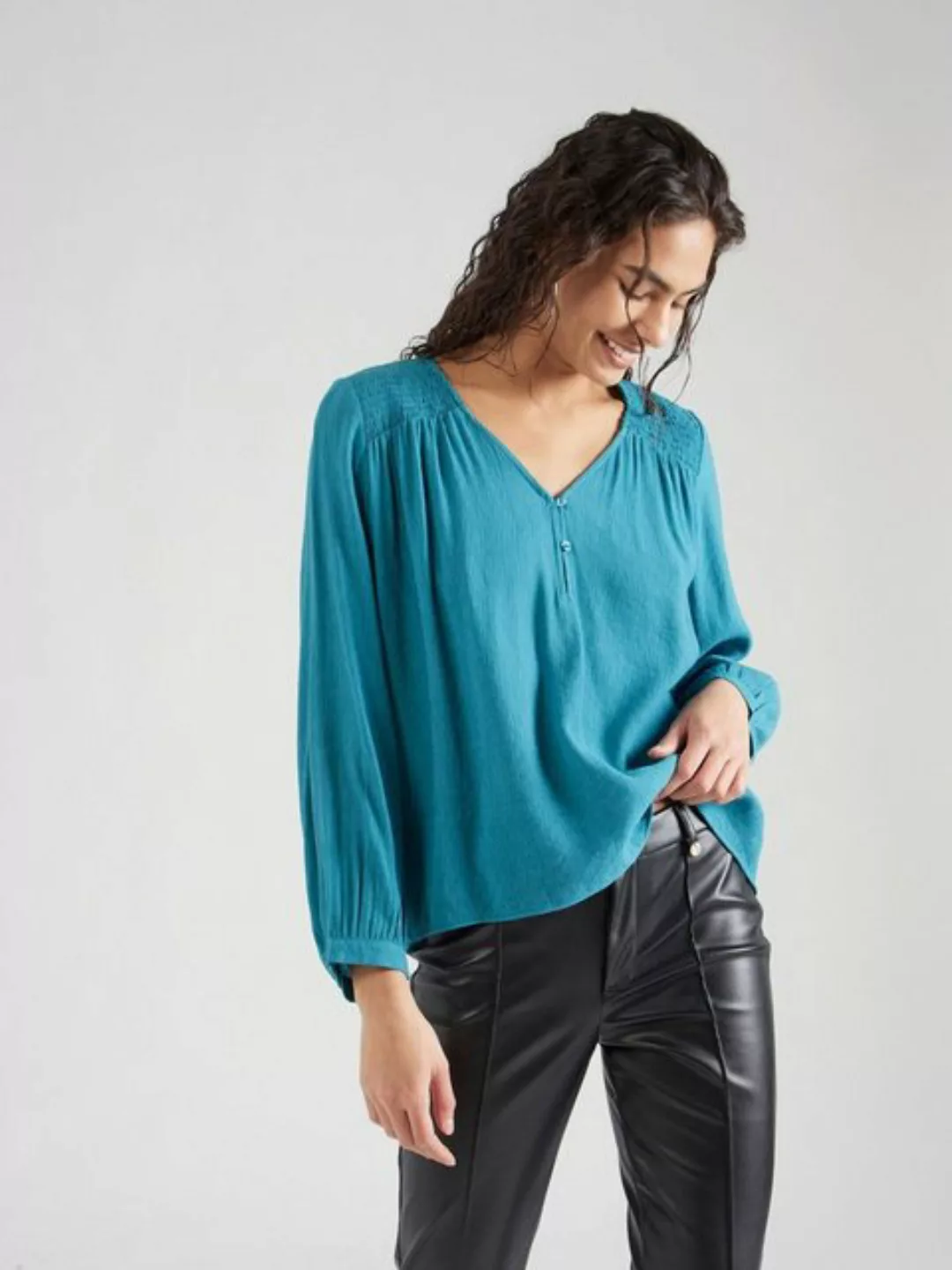 s.Oliver Langarmbluse Bluse mit gesmokten Details Smok-Detail günstig online kaufen