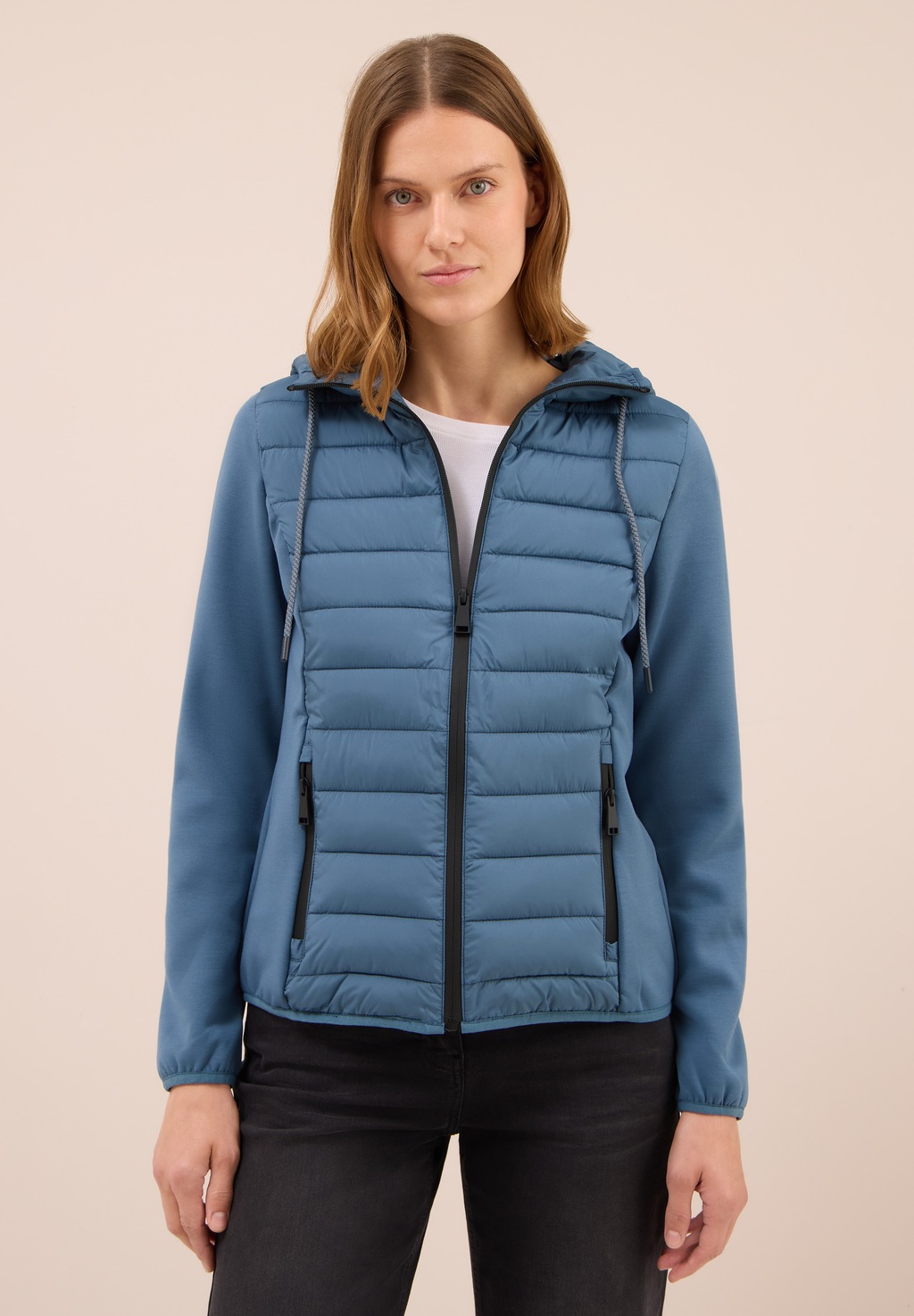 Cecil Steppjacke, mit Kapuze, aus softem Materialmix günstig online kaufen