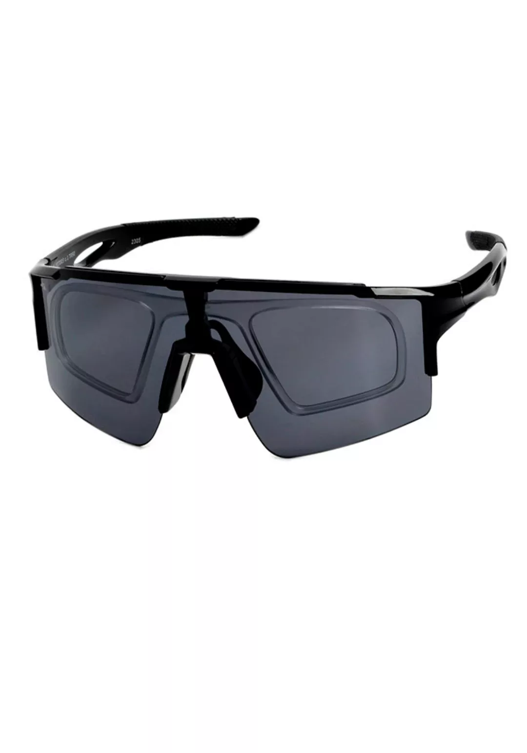 F2 Sonnenbrille, Trendige Sportbrille inkl. Clip zur Verglasung, Halbrand günstig online kaufen