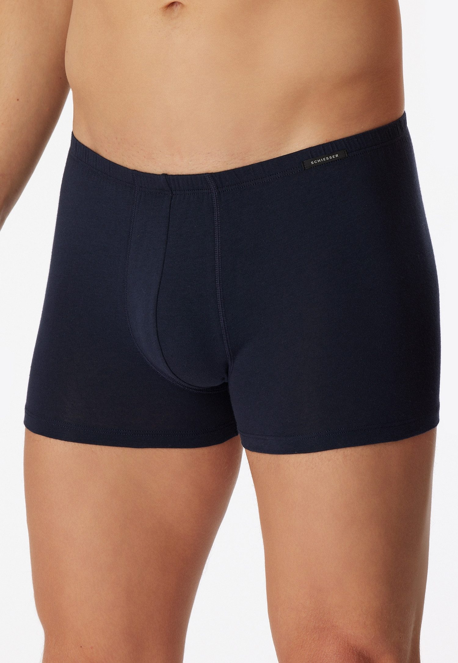 Schiesser 2-er Set Shorts Dunkelblau günstig online kaufen