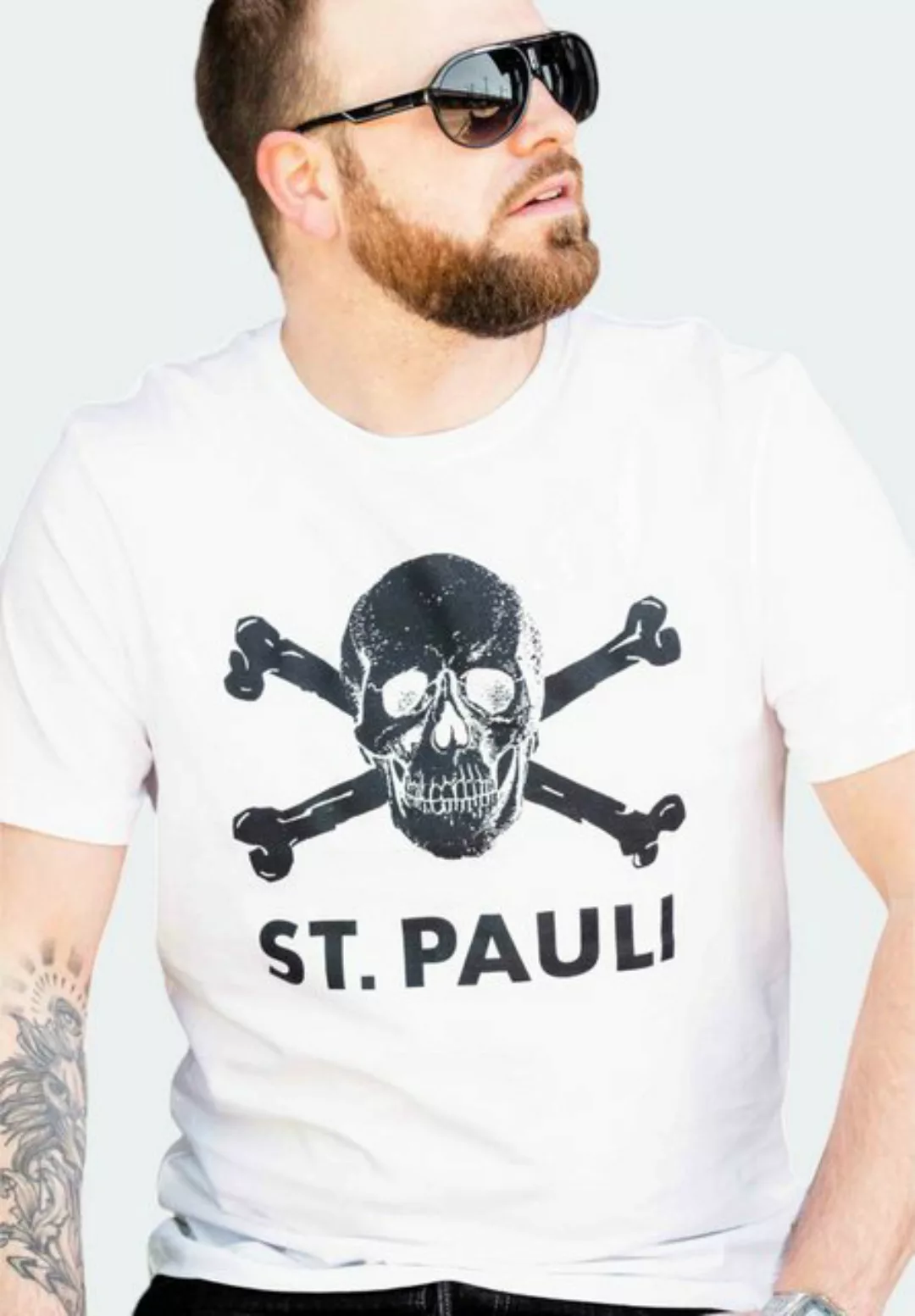 St. Pauli T-Shirt Totenkopf I fair, nachhaltig, sportlich günstig online kaufen