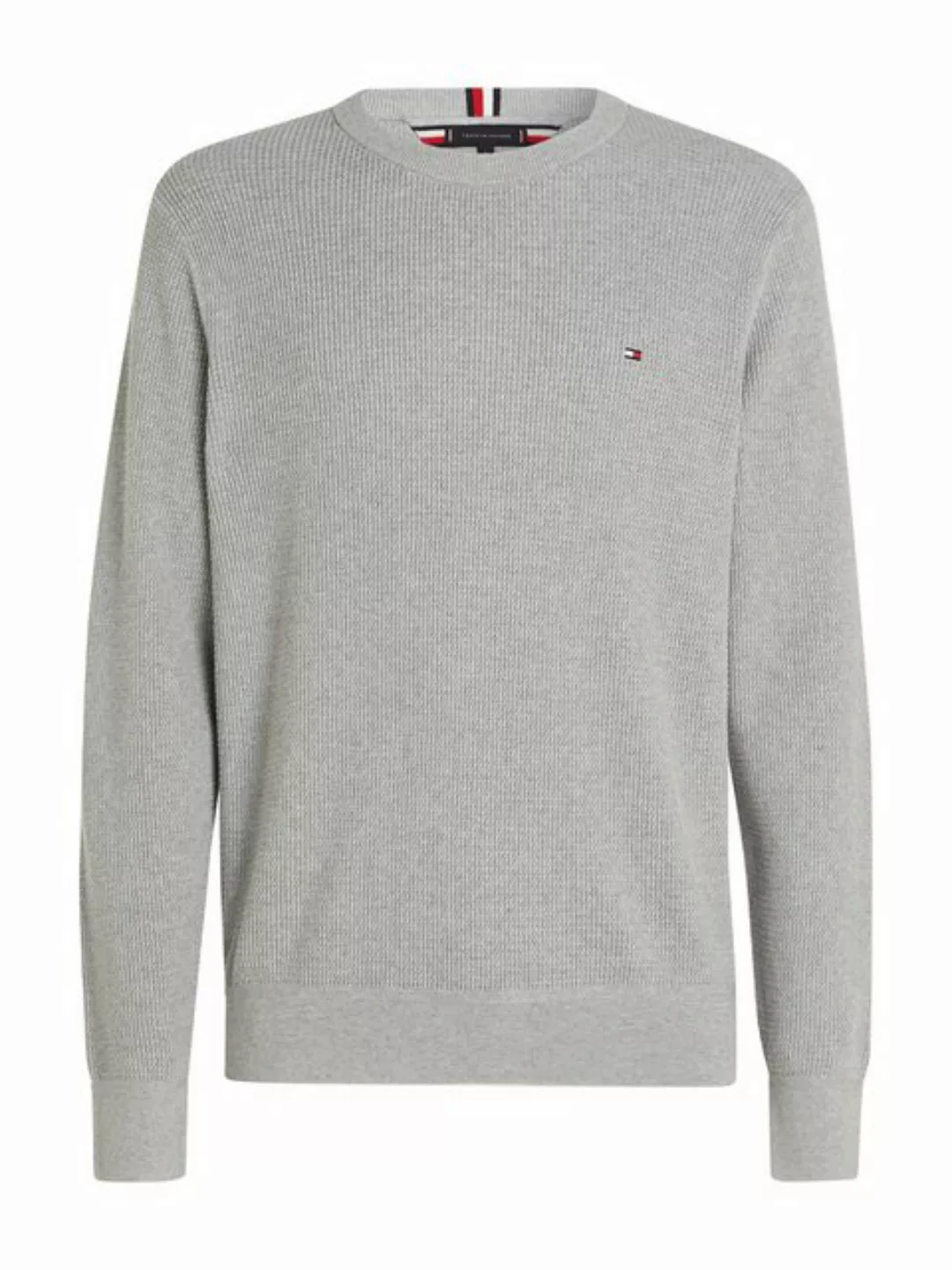 Tommy Hilfiger Rundhalspullover REFINED STRUCTURE CREW NK mit feiner Strukt günstig online kaufen