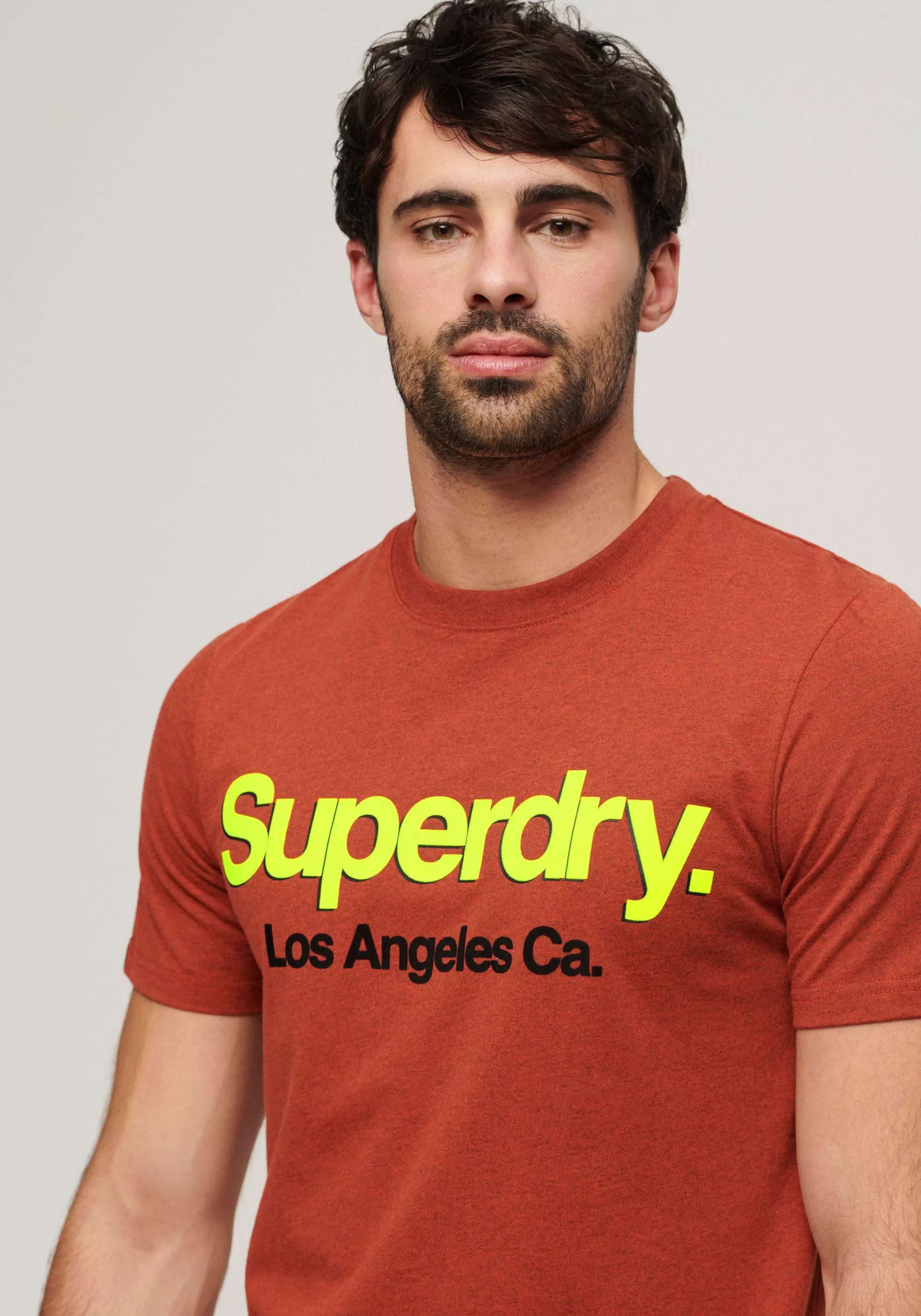 Superdry Print-Shirt "SD-CORE LOGO CLASSIC WASHED TEE" günstig online kaufen