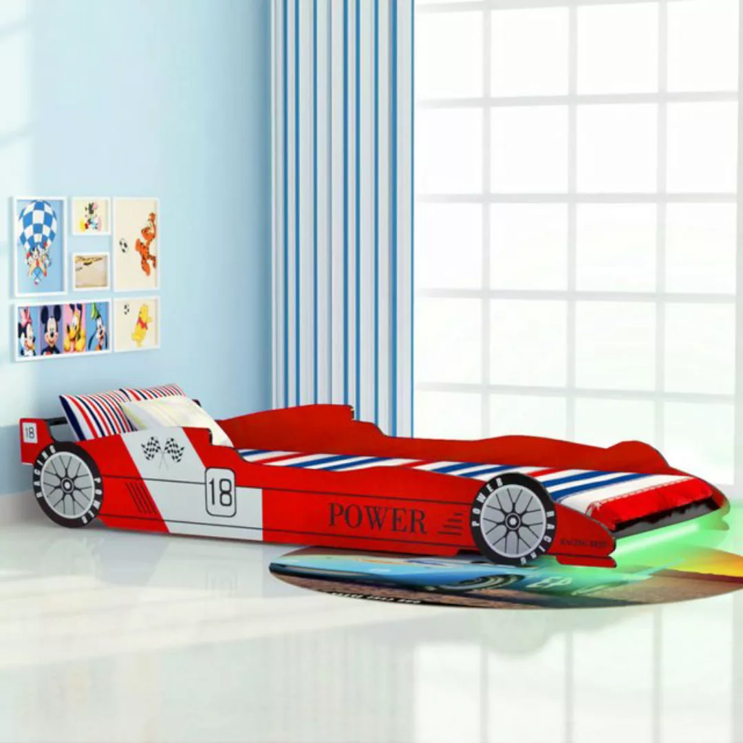 vidaXL Kinderbett Kinderbett mit Lattenrost 3D Designbett Rennwagen Motivbe günstig online kaufen