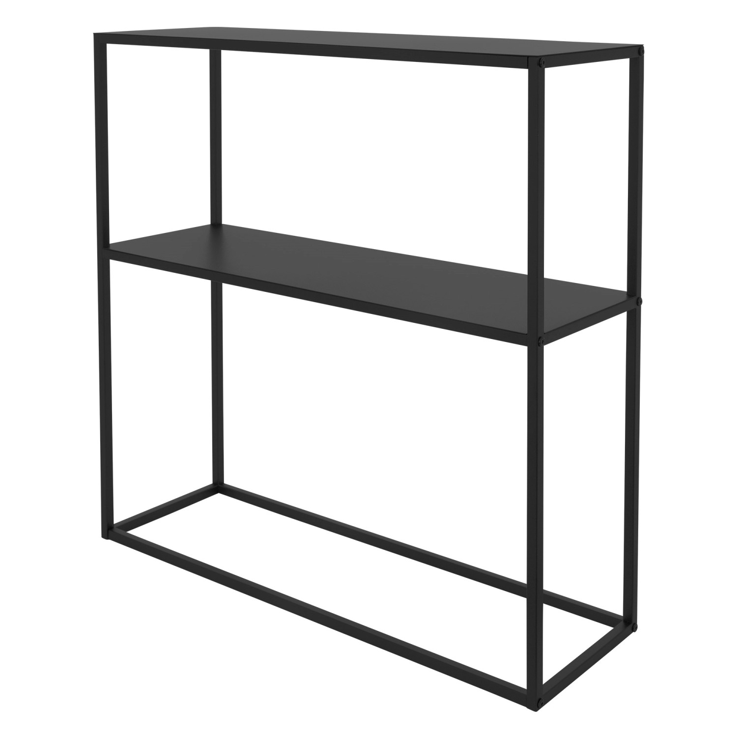 ML-Design 3Er Set Konsolentisch 1 Ablage Schwarz Metall 80x26x80cm Blumenst günstig online kaufen