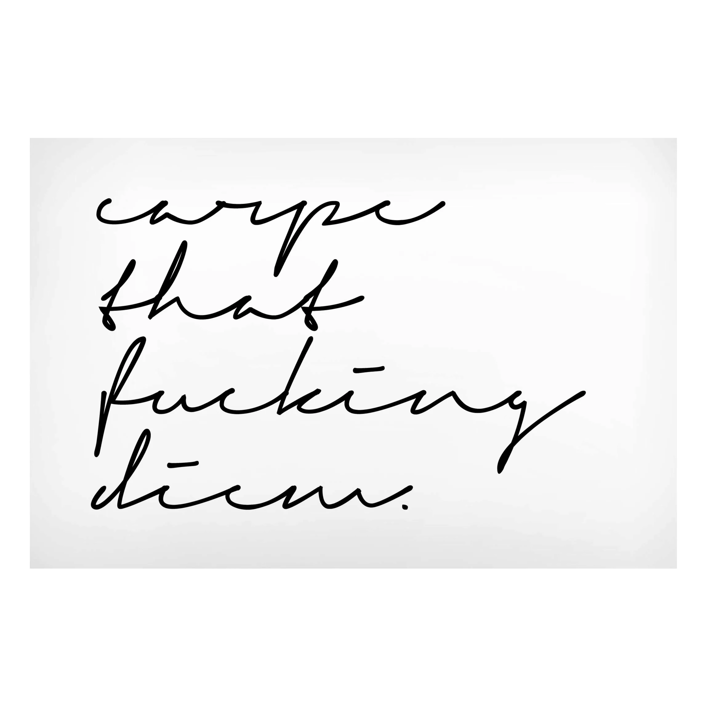 Magnettafel Carpe Diem Kalligrafie günstig online kaufen