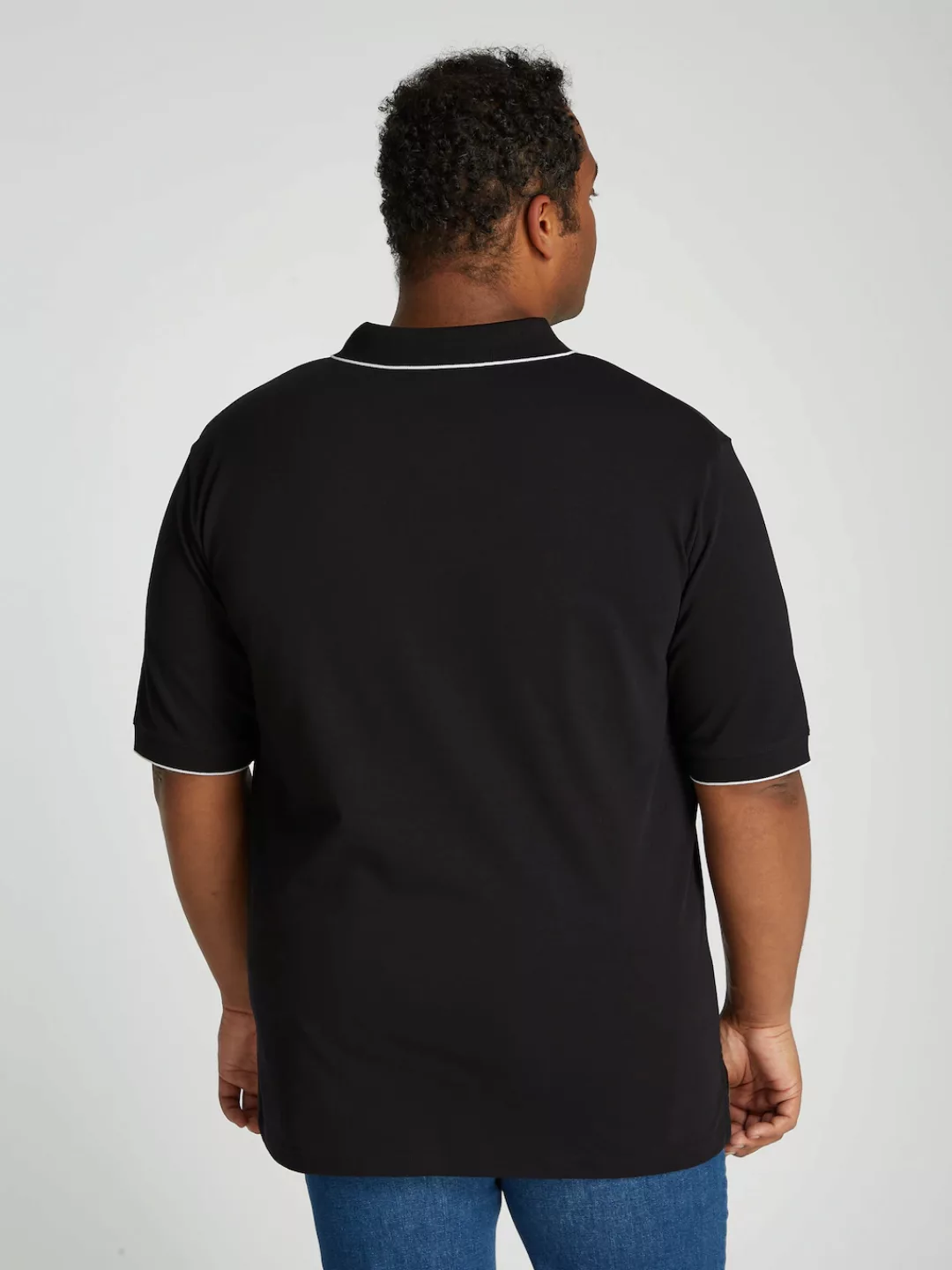 Calvin Klein Big&Tall Poloshirt BT-STRETCH PIQUE TIPPING POLO Große Größen günstig online kaufen